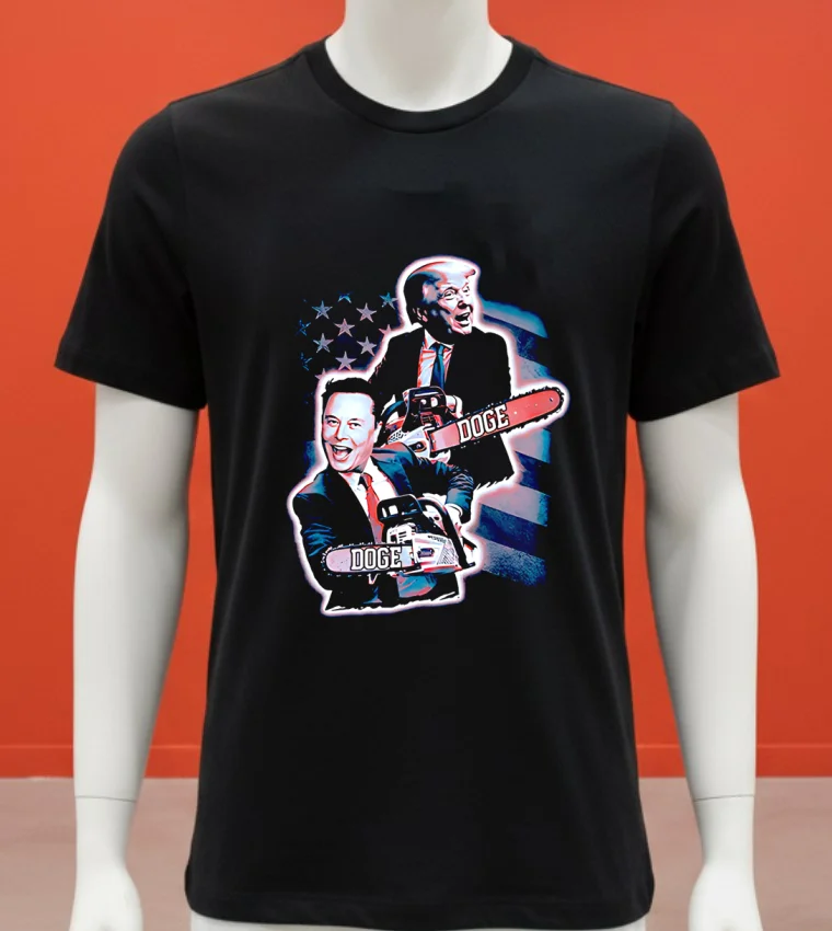 Doge Chainsaw Shirt - balck-shirt Doge Chainsaw Shirt Balck Shirt 1