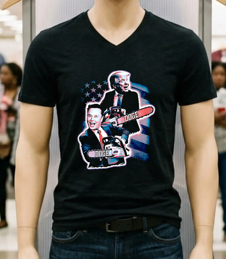 Doge Chainsaw Shirt - balck-shirt Doge Chainsaw Shirt Balck Shirt 3