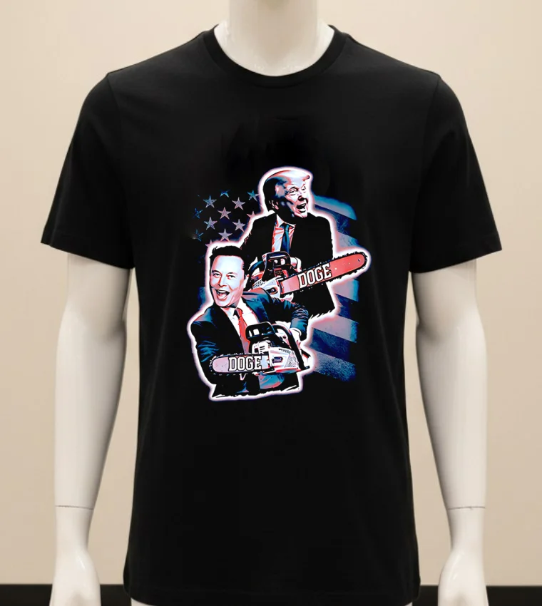 Doge Chainsaw Shirt - balck-shirt Doge Chainsaw Shirt Balck Shirt
