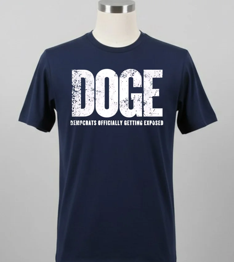 Doge Democrats Officially Getting Exposed Shirt - balck-shirt Doge Democrats Officially Getting Exposed Shirt Balck Shirt 2
