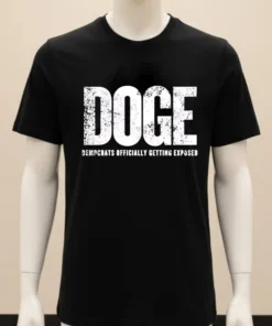 Doge Democrats Officially Getting Exposed Shirt Balck Shirt
