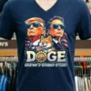 Doge Department Of Government Efficiency Trump Elon Vintage Shirt Navy Shirt