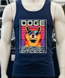 Doge Department Of Government Efficiency Vintage Shirt Navy Shirt