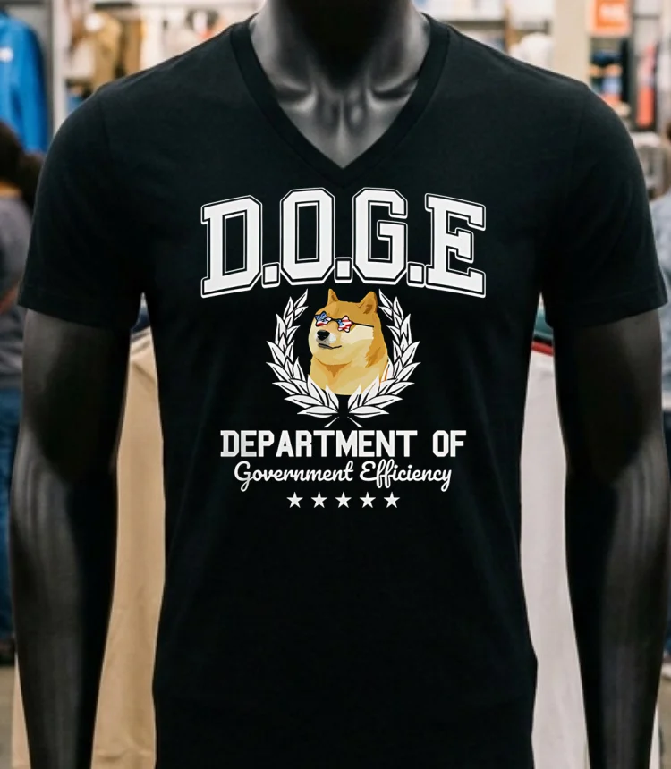 D.o.g.e Dog Department Of Government Efficiency Shirt - balck-shirt Doge Dog Department Of Government Efficiency Shirt Balck Shirt