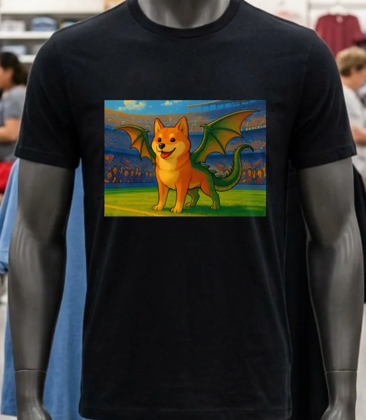 Doge Dragon Shirt - balck-shirt Doge Dragon Shirt Balck Shirt 1