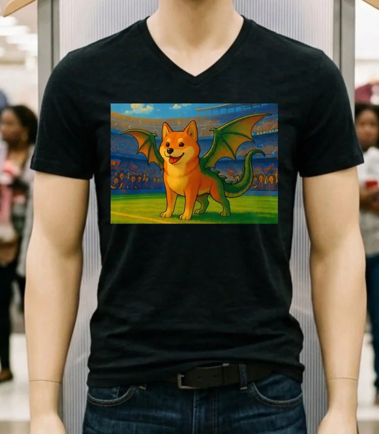 Doge Dragon Shirt - balck-shirt Doge Dragon Shirt Balck Shirt