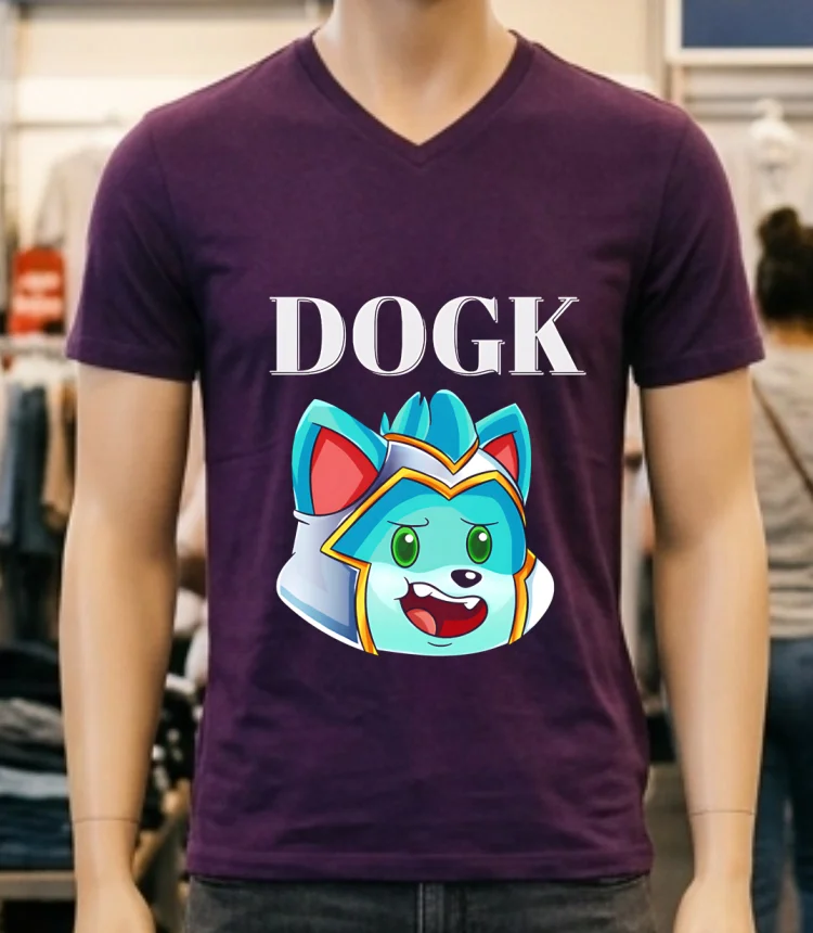 Dogk Head Shirt - purple-shirt Dogk Head Shirt Purple Shirt