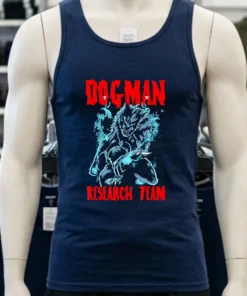 Dogman Research Team Wolf Shirt Navy Shirt 1