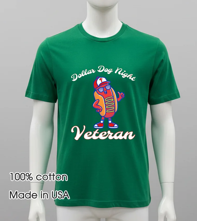 Dollar Dog Night Veteran Shirt - green-shirt Dollar Dog Night Veteran Shirt Green Shirt