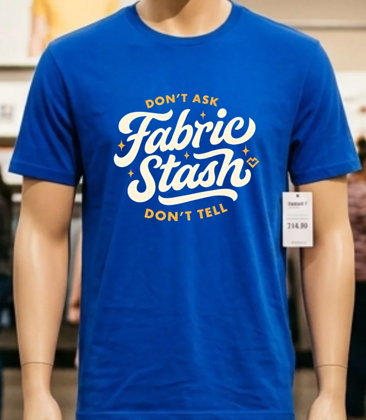 Don T Ask Fabric Stash Don T Tell Shirt - blue-shirt Dont Ask Fabric Stash Dont Tell Shirt Blue Shirt