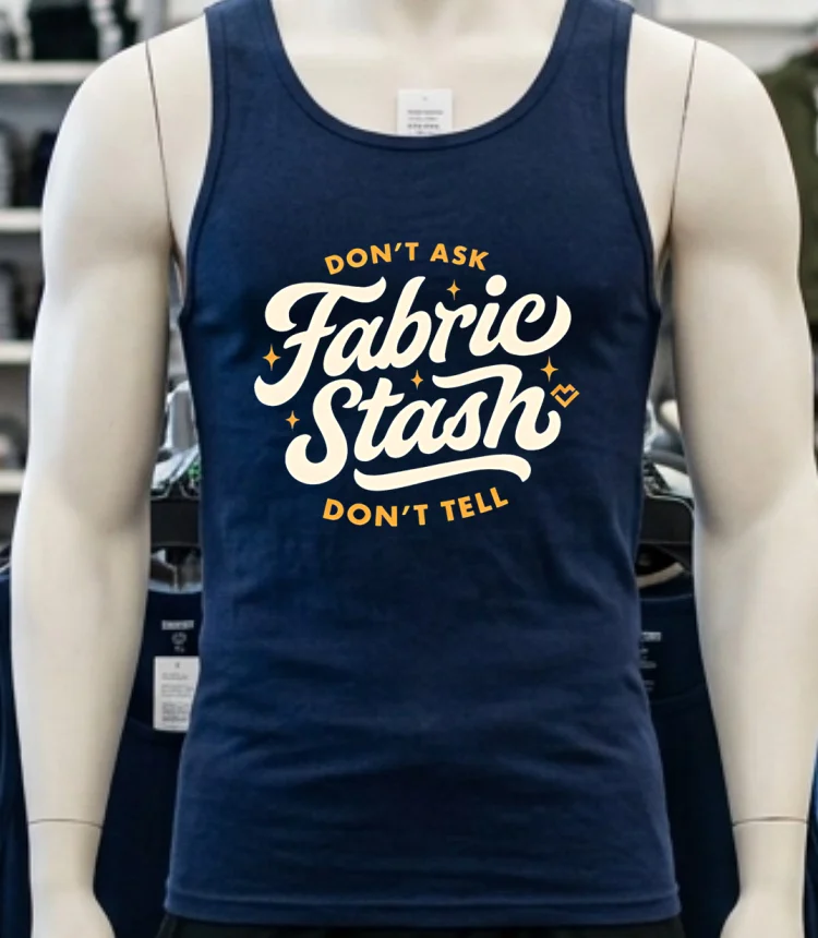 Don T Ask Fabric Stash Don T Tell Shirt - navy-shirt Dont Ask Fabric Stash Dont Tell Shirt Navy Shirt