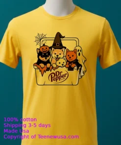 Dr Pepper Doge Dogs Halloween Shirt