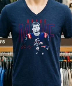 Drake Maye New England Patriots Signature Classic Shirt