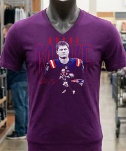 Drake Maye New England Patriots Signature Classic Shirt