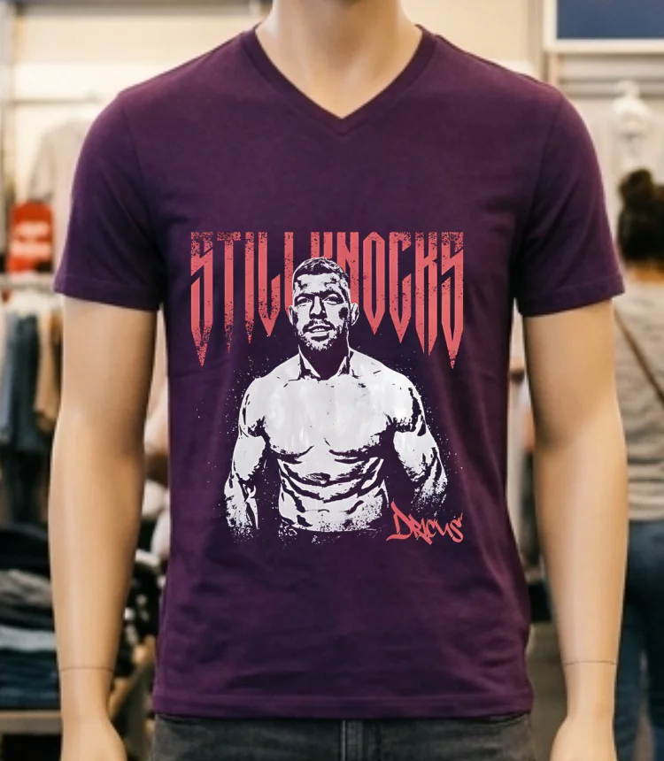 Dricus Du Plessis Ufc Fight Night Graphic Design Retro Shirt - purple-shirt Dricus Du Plessis Ufc Fight Night Graphic Design Retro Shirt Purple Shirt