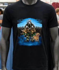 Duck Hunting Hunter Skeleton Shirt