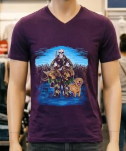 Duck Hunting Hunter Skeleton Shirt