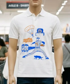 Dwight Gooden New York Mets Vintage 1986 Go Mets Shirt