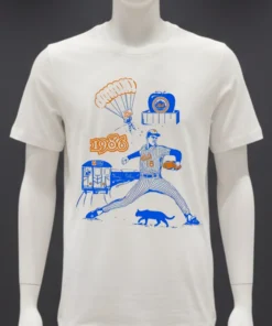Dwight Gooden New York Mets Vintage 1986 Go Mets Shirt