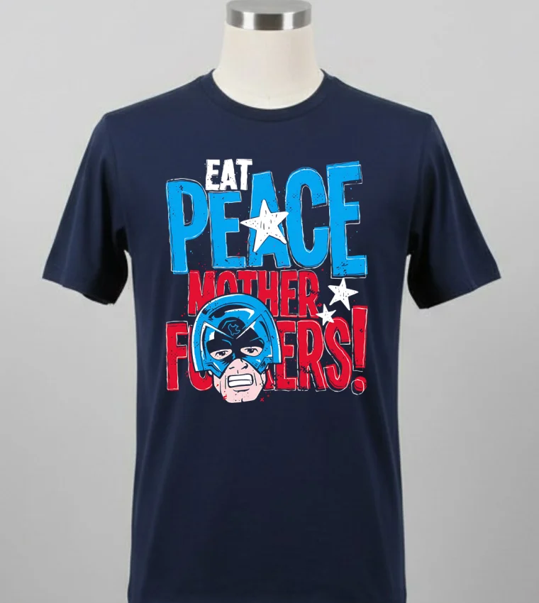 Eat Peace Mother Fuckers Peacemaker Shirt - balck-shirt Eat Peace Mother Fuckers Peacemaker Shirt Balck Shirt