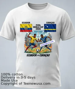 Ecuador Vs Curaçao World Cup 2026 T Shirt