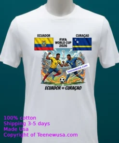 Ecuador Vs Curaçao World Cup 2026 T Shirt