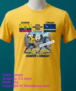 Ecuador Vs Curaçao World Cup 2026 T Shirt