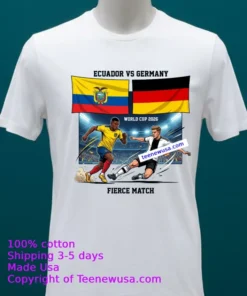 Ecuador Vs Germany World Cup 2026 T Shirt