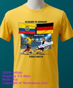 Ecuador Vs Germany World Cup 2026 T Shirt