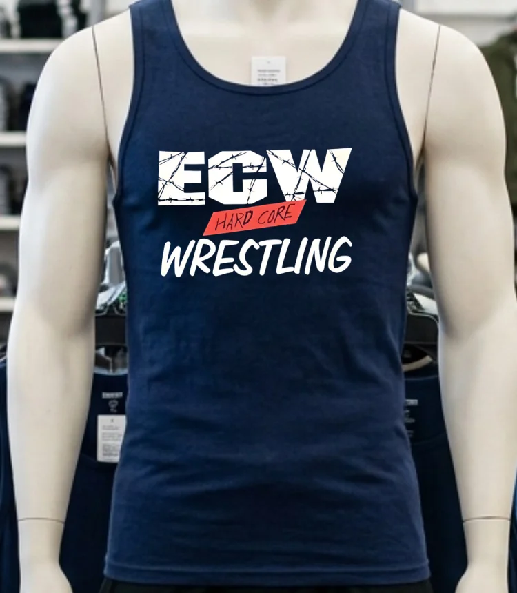 Ecw Hard Core Wrestling Shirt - navy-shirt Ecw Hard Core Wrestling Shirt Navy Shirt
