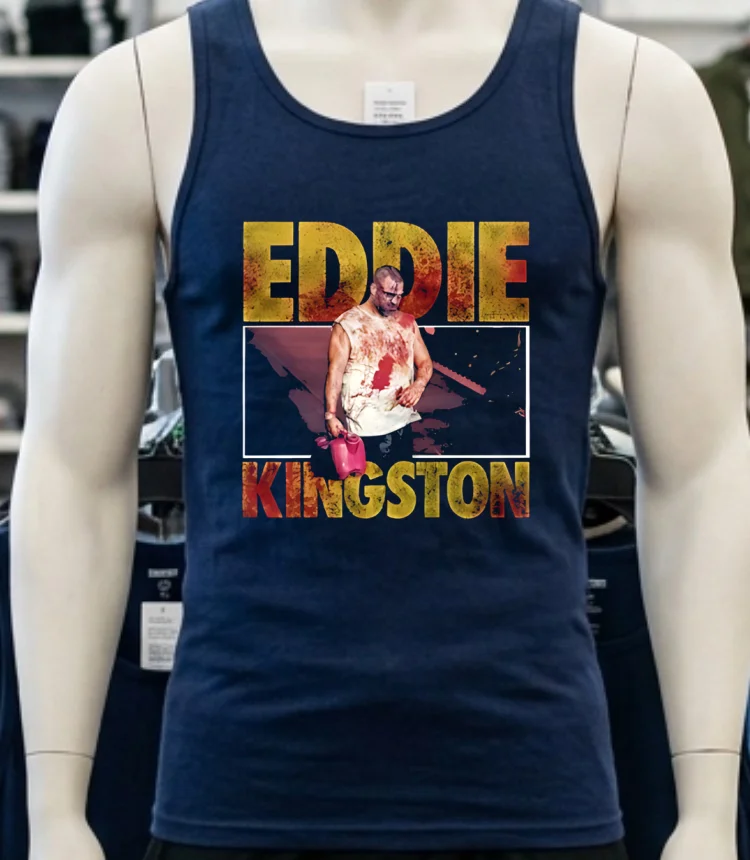 Eddie Kingston Demons Shirt Navy Shirt