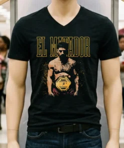 El Matador Ufc Fight Night Graphic Design Retro Shirt