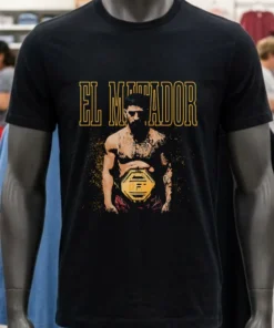 El Matador Ufc Fight Night Graphic Design Retro Shirt