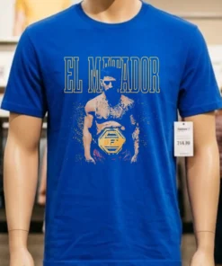 El Matador Ufc Fight Night Graphic Design Retro Shirt