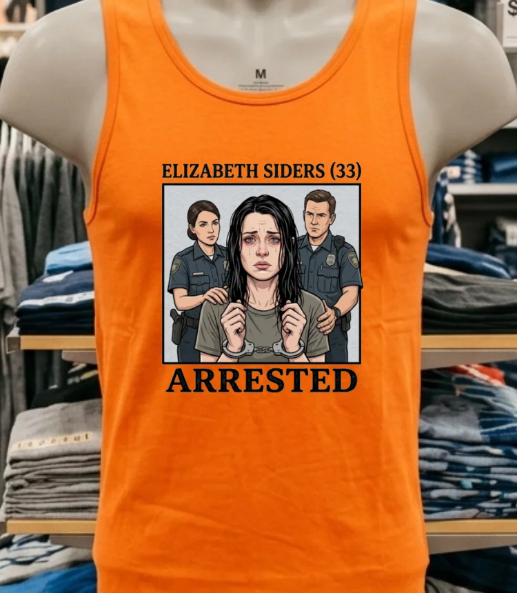 Elizabeth Siders (33) Is Being Charged T Shirt - orange-shirt Elizabeth Siders 33 Is Being Charged T Shirt Orange Shirt