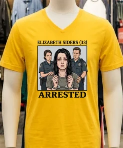 Elizabeth Siders (33) Is Being Charged T Shirt