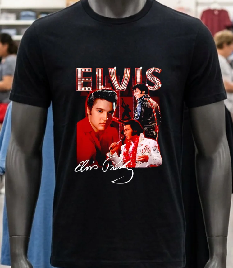 Elvis Presley Graphic Shirt - balck-shirt Elvis Presley Graphic Shirt Balck Shirt 2