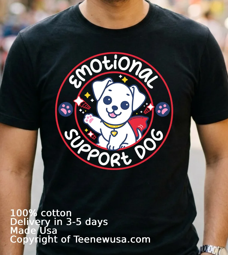 Emotional Support Dog Shirt - navy-shirt 2 Emotional Support Dog Shirt Navy Shirt 2