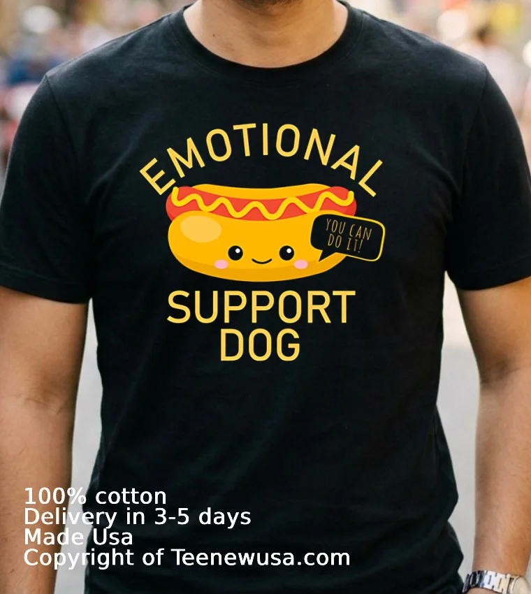 Emotional Support Dog You Can Do It Shirt - navy-shirt 2 Emotional Support Dog You Can Do It Shirt Navy Shirt 2