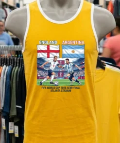 England Vs Argentina In The Fifa World Cup 2026 Semi Final At Atlanta Stadium T Shirt