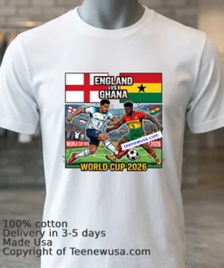 England Vs Ghana World Cup 2026 T Shirt