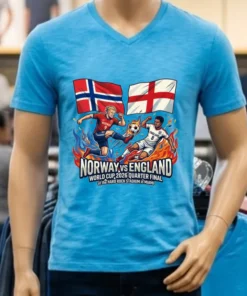England Vs Norway In The Quarter Finals Of The Fifa World Cup 2026 At The Hard Rock Stadium In Miami T Shirt