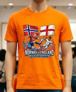 England Vs Norway In The Quarter Finals Of The Fifa World Cup 2026 At The Hard Rock Stadium In Miami T Shirt