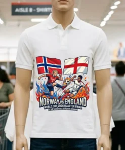 England Vs Norway In The Quarter Finals Of The Fifa World Cup 2026 At The Hard Rock Stadium In Miami T Shirt