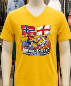 England Vs Norway In The Quarter Finals Of The Fifa World Cup 2026 At The Hard Rock Stadium In Miami T Shirt