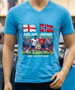 England Vs Norway In The Quarter Finals Of The World Cup 2026 T Shirt