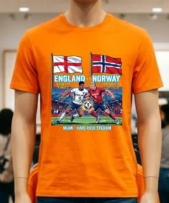 England Vs Norway In The Quarter Finals Of The World Cup 2026 T Shirt
