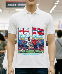 England Vs Norway In The Quarter Finals Of The World Cup 2026 T Shirt