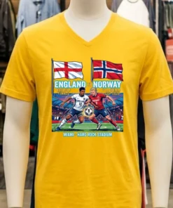 England Vs Norway In The Quarter Finals Of The World Cup 2026 T Shirt
