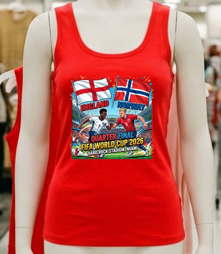 England Vs Norway In World Cup 2026 T Shirt - red-shirt England Vs Norway In World Cup 2026 T Shirt Red Shirt